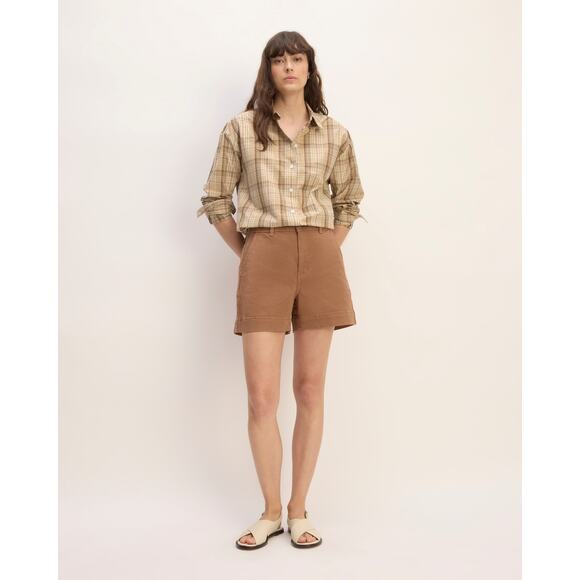 Everlane The Utility Short Carob Brown 6 - Picture 1 of 7